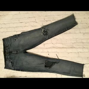 STS BLUE EMMA DISTRESSED CROP SKINNY JEANS